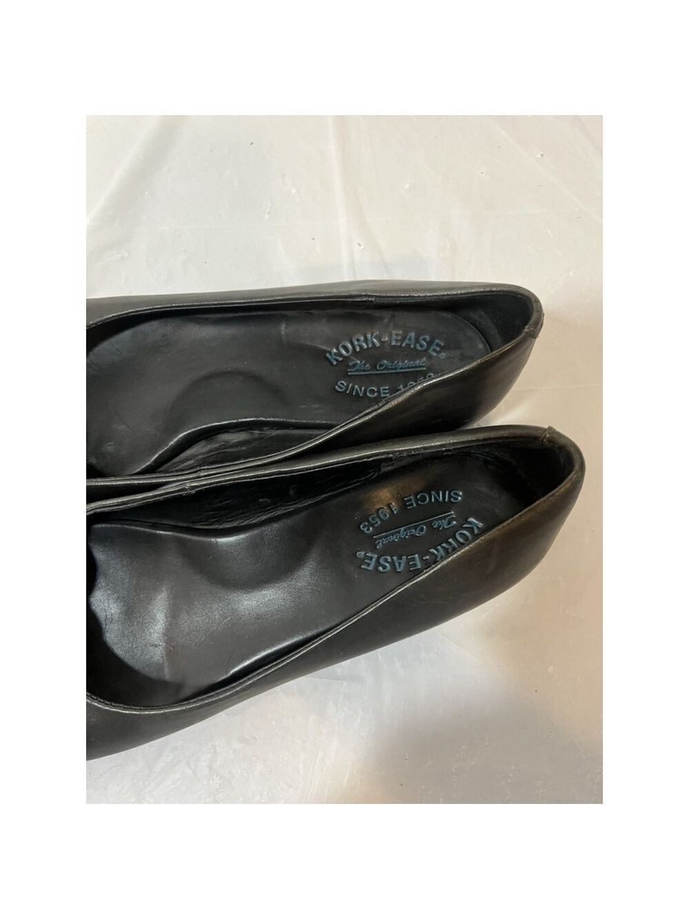 Korks by Kork-Ease Womens Cruz Leather Heart Ballet Flats Black Size 9.5/41 - Picture 3 of 15